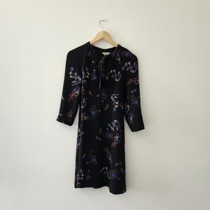 H&M | Black Floral Dress